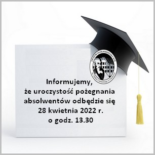 Pożegnanie absolwentów.