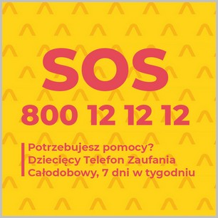 Dziecięcy Telefon Zaufania Rzecznika Praw Dziecka.