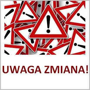 Zmiana organizacji pracy szkoły.