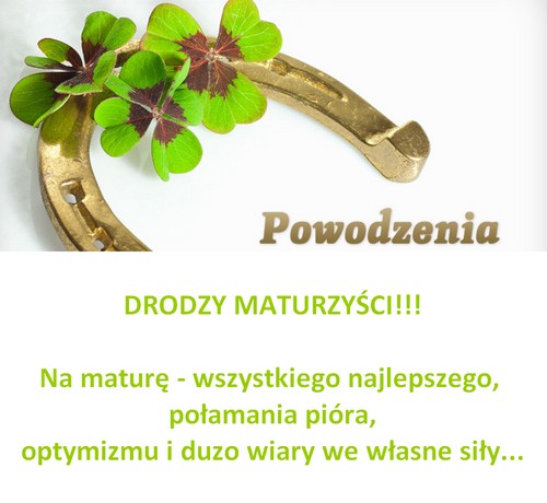 Zdanych egzaminów :-)