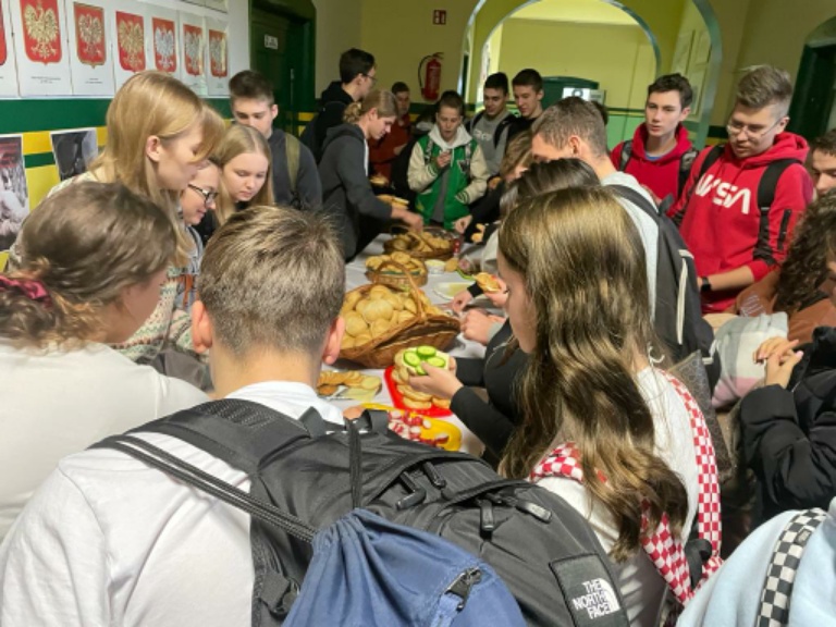 Noworoczne śniadanie.