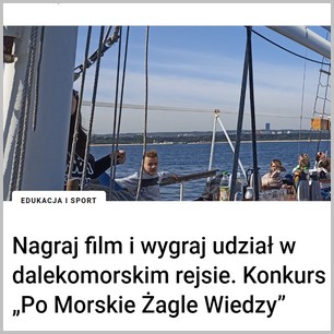 Wygraj darmowy rejs.