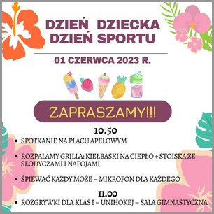 Dzień Dziecka – zapraszamy.