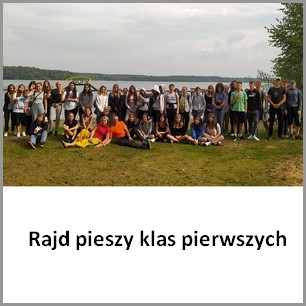 Rajd pieszy kl. 1a i 1b.