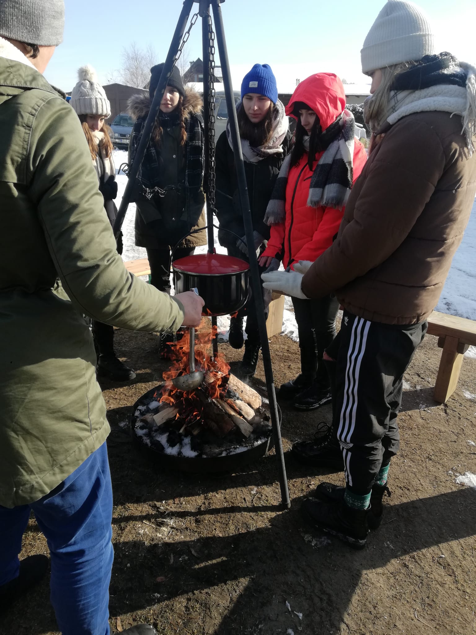 Kulig klasy 3a.