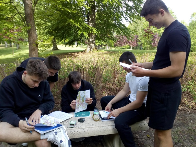 Warsztaty z geografii w terenie.