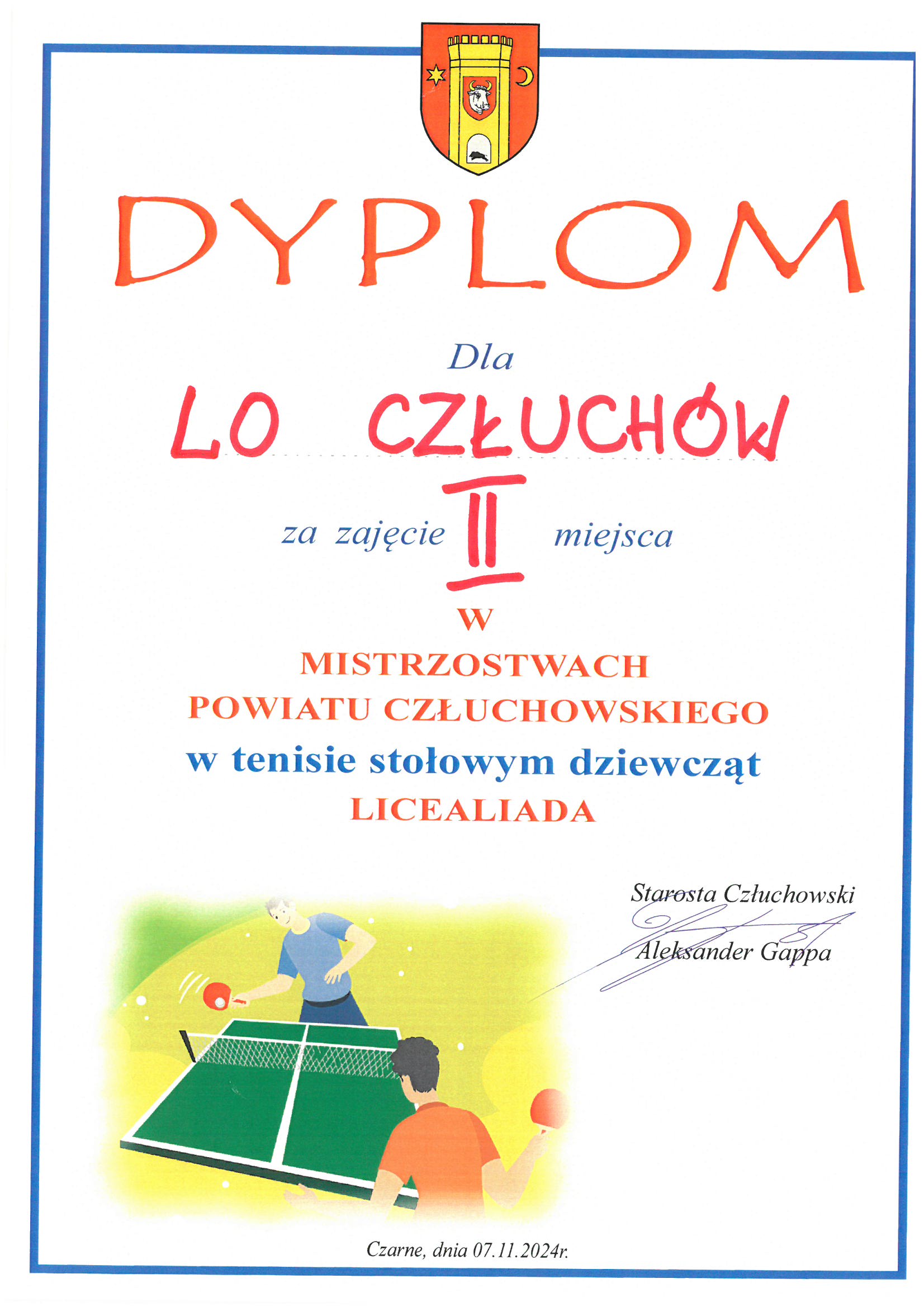 Mamy II miejsce