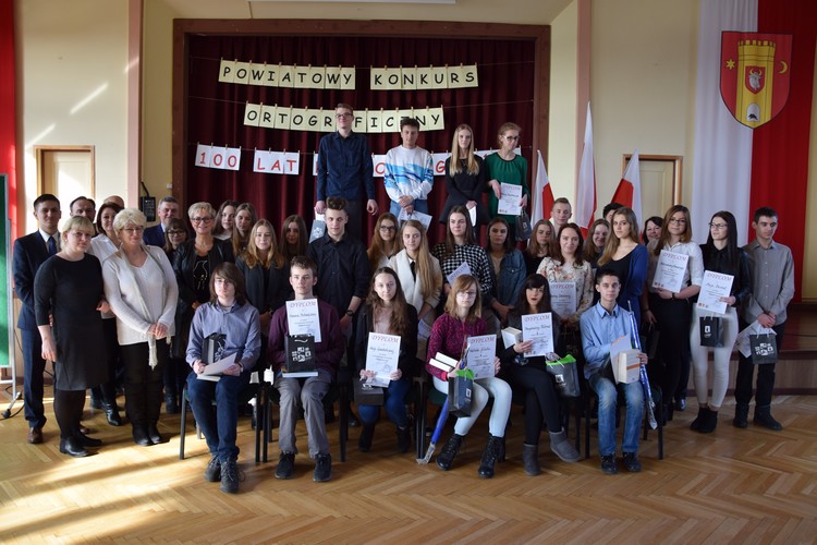 X Powiatowy Konkurs Ortograficzny.