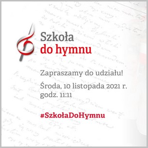 Szkoła do hymnu.