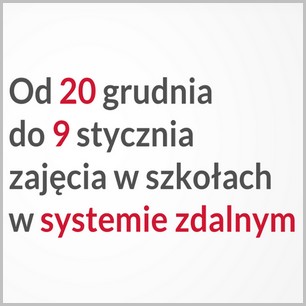 Zajęcia w systemie zdalnym.